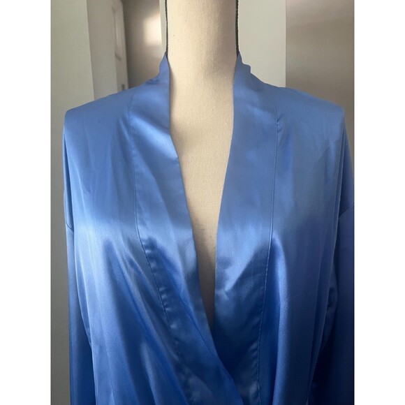 Victoria's Secret Satin Blue Robe - Picture 2 of 9